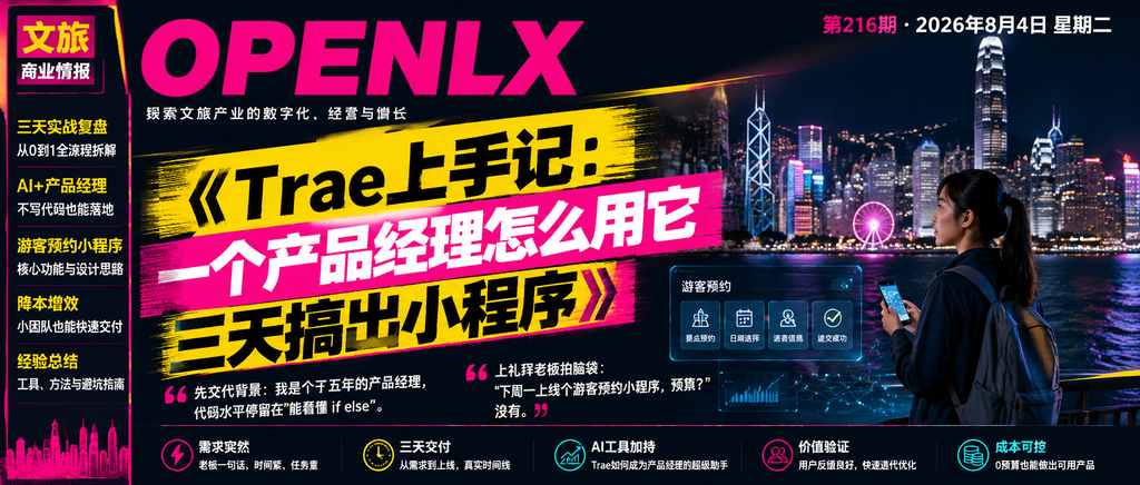 Trae上手记：一个产品经理怎么用它三天搞出小程序